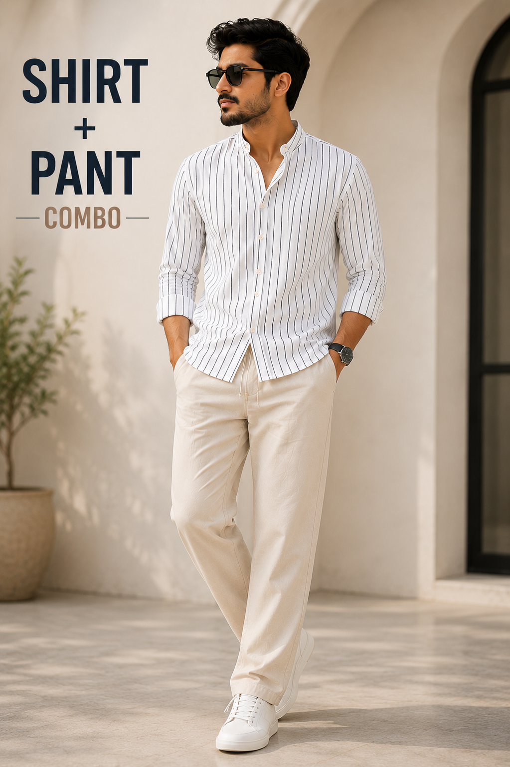 Linen Shirt + Linen Pant Combo